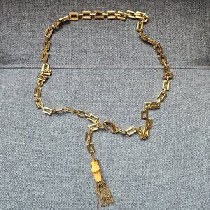 Talbots Gold-tone Square Link Belt